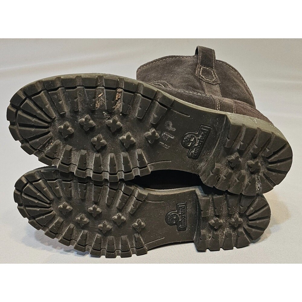 Timberland Earthkeepers Women’s 8 Boots 3267R Brown Suede Leather Rugged Outdoor - Picture 7 of 14